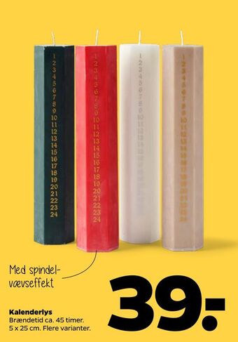 Netto Kalenderlys tilbud