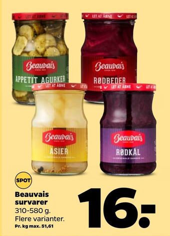 Netto Beauvais survarer tilbud