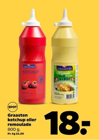 Netto Graasten ketchup eller remoulade tilbud