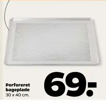 Perforeret bageplade