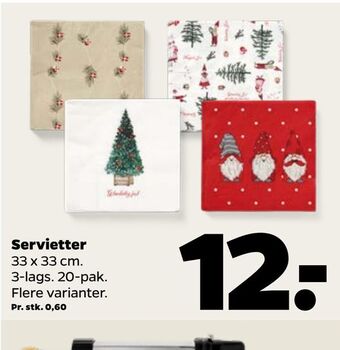 Netto Servietter tilbud