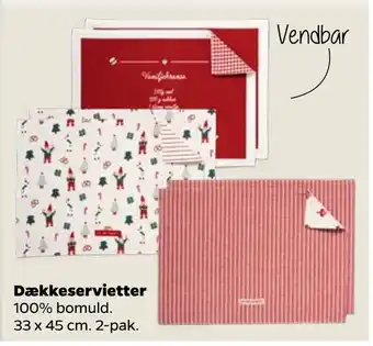 Netto Dækkeservietter tilbud
