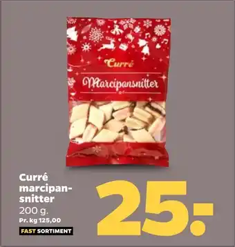 Netto Curré marcipan snitter tilbud