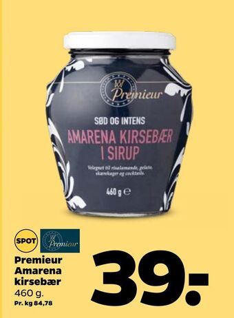 Netto Premieur amarena kirsebær tilbud