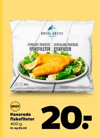 Netto Panerede fiskefileter tilbud