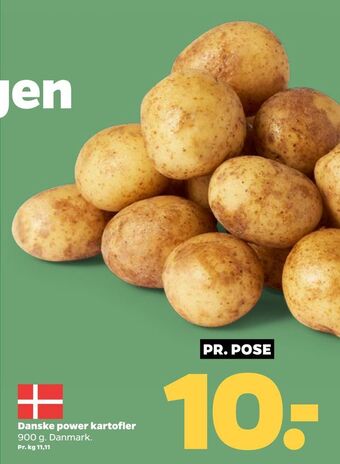 Netto Danske power kartofler tilbud