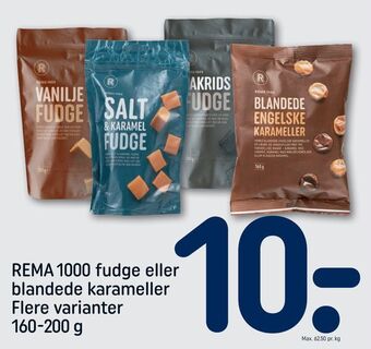 REMA 1000 Rema 1000 fudge eller blandede karameller tilbud