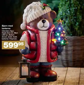 Bauhaus Bjørn med lanterne tilbud
