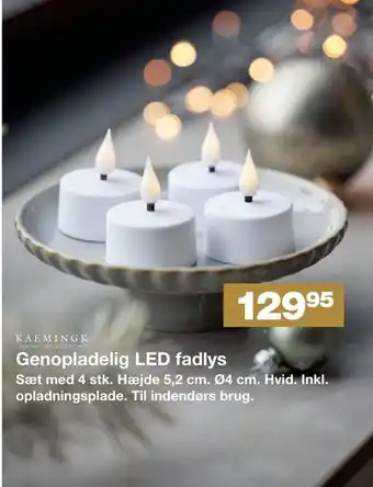 Bauhaus Genopladelig led fadlys tilbud