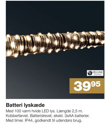 Batteri lyskæde
