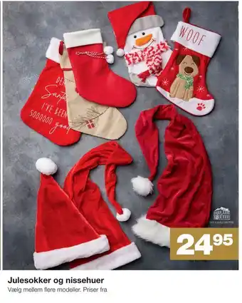 Julesokker og nissehuer