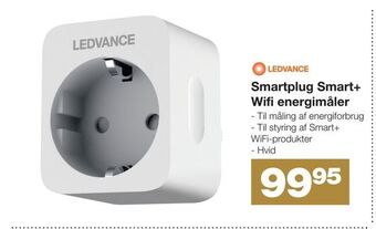 Bauhaus Smartplug smart+ wifi energimåler tilbud