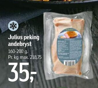 Føtex Julius peking andebryst tilbud
