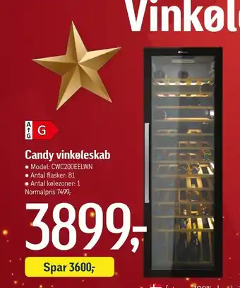 Føtex Candy vinkøleskab tilbud