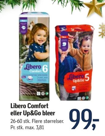 Føtex Libero comfort eller up&go bleer tilbud