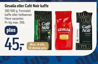 Føtex Gevalia eller café noir kaffe tilbud