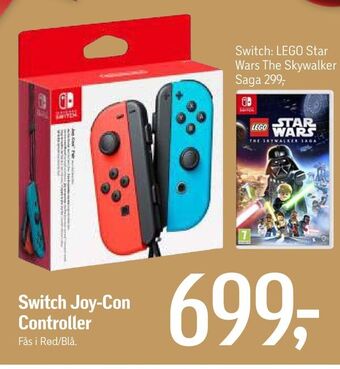 Føtex Switch joy-con controller tilbud
