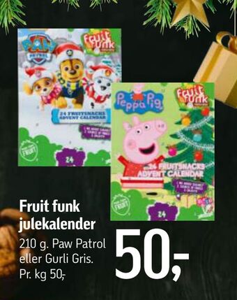 Føtex Fruit funk julekalender tilbud