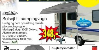 Harald Nyborg Solsejl til campingvogn tilbud
