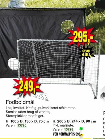 Harald Nyborg Fodboldmål tilbud