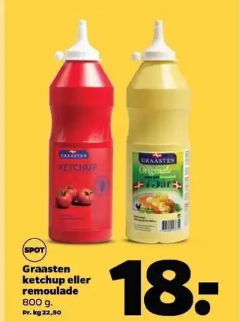 Netto Graasten ketchup el. remoulade tilbud