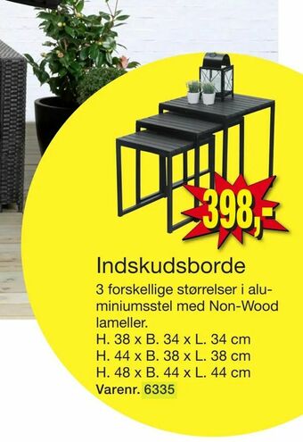 Harald Nyborg Indskudsborde tilbud