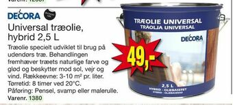 Harald Nyborg Universal træolie, hybrid 2,5 L tilbud