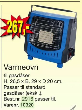 Harald Nyborg Varmeovn tilbud