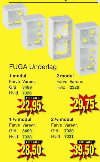 Harald Nyborg FUGA Underlag tilbud