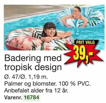 Harald Nyborg Badering med tropisk design tilbud