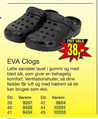 Harald Nyborg EVA Clogs tilbud