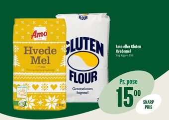 Min Købmand Amo eller gluten hvedemel tilbud