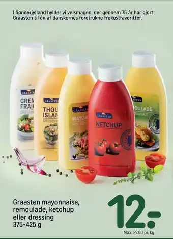 REMA 1000 Graasten mayonnaise, remoulade, ketchup eller dressing tilbud