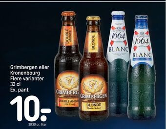 REMA 1000 Grimbergen eller kronenbourg tilbud