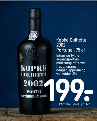REMA 1000 Kopke colheita 2002 tilbud