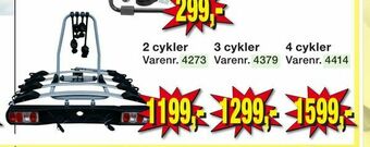 Harald Nyborg Cykelholder 2 cykler tilbud