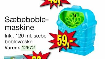 Harald Nyborg Sæbeboblemaskine tilbud