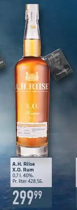 Fleggaard A.h. riise x.o. rum tilbud