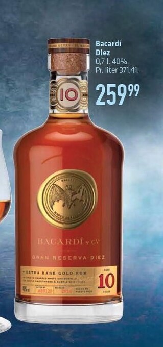 Fleggaard Bacardi diez tilbud