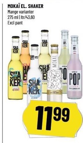 Løvbjerg Mokai el. shaker tilbud