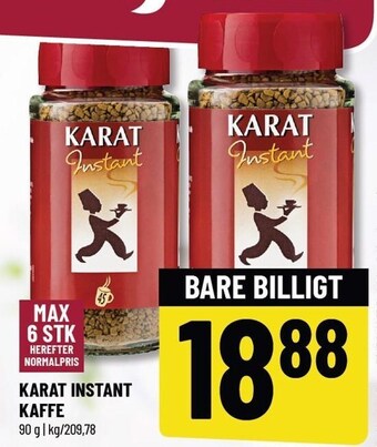 Løvbjerg Karat instant kaffe tilbud
