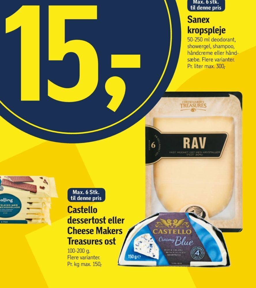 Cheesemakers skæreost rav tilbud hos Føtex