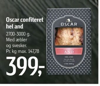 Føtex Oscar and tilbud