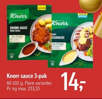 Føtex Knorr sauce pulver tilbud
