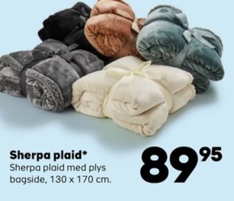 Kvickly Ukendt plaid tilbud