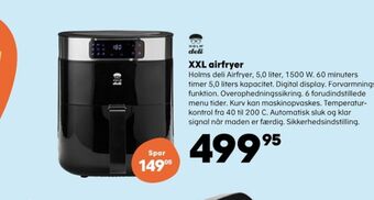 Kvickly Holm airfryer tilbud