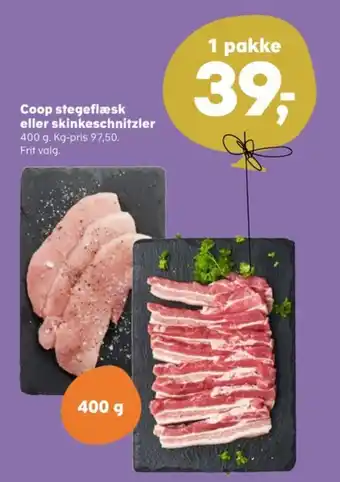 SuperBrugsen Coop skinkeschnitzler tilbud