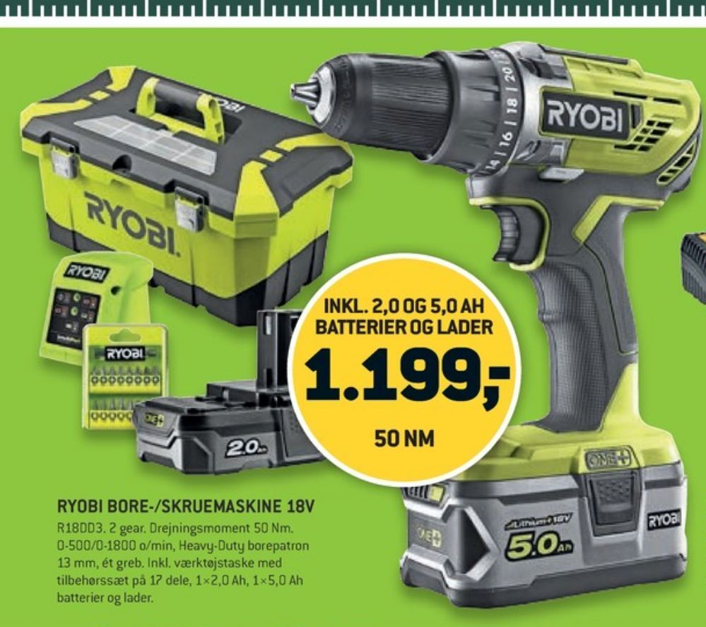 Ryobi søjleboremaskine discount