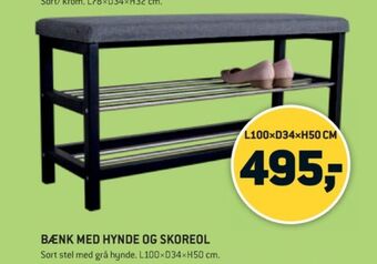 XL-BYG Ukendt bænk tilbud