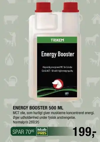 Land & Fritid Energy booster 500 ml tilbud